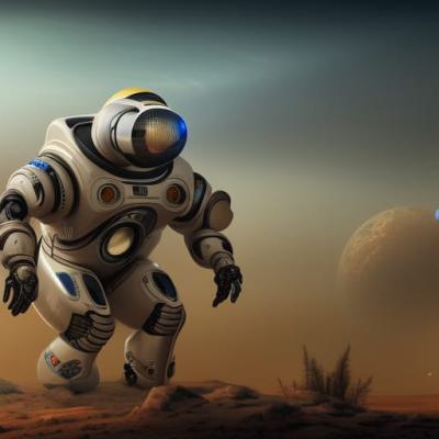 Mars Astronaut Robot