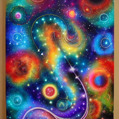 Universe Vibonacci Constellations Colorful